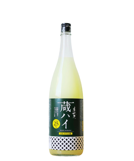 美丈夫 蔵ハイ 高知 ゆず&山椒 1800ml
